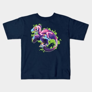 Radioactive Velociraptor Kids T-Shirt